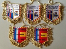 LOT 5 FANIONS 1/2 FINALE COUPE D'EUROPE C2 1995-1996 // PARIS PSG - LA CORUNA