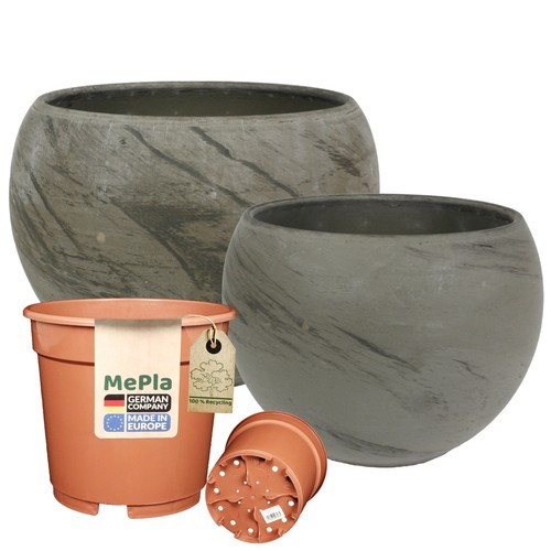 Mepla lot pots fleurs - de,