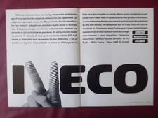 12/1983 PUB FIAT MAGIRUS UNIC IVECO VEHICULE BLINDE 6616 ORIGINAL FRENCH AD