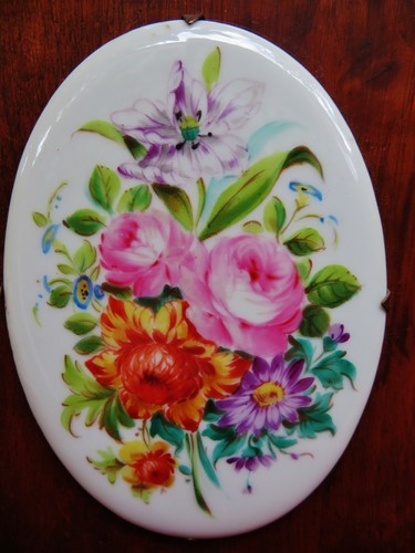 Médaillon ancien porcelaine - mÉdaillon,