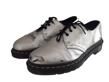 Dr Martens Air wair Chaussures en Cuir Argentée Pointure 39 _ USL8 _ UK6