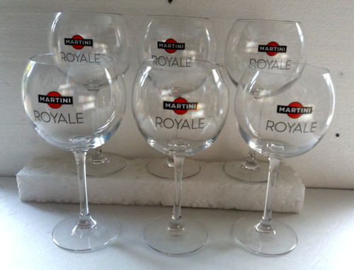 Lot verres apéritif martini - 6,
