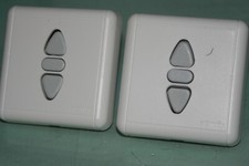 Lot de 2 Interrupteurs Volet Roulant Somfy Inis Keo + Claws