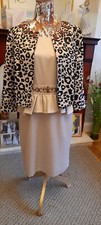 Robe crème veste assortie - robe,