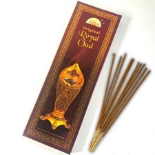 Encens Royal Oud Sacree Ayurvedic Indien Boîte 6 Paquets Luxe