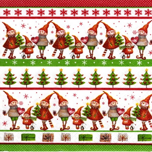 Serviettes papier noël - papier,
