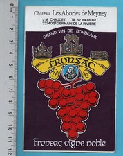 ❤ FRONSAC CHATEAU ABORIES