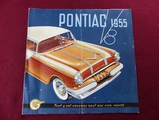 catalogue PONTIAC V8  de 1955 / en français