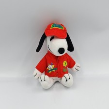 Ancienne Peluche chien Snoopy veste rouge Dad Année 1958 -1968 - 35446