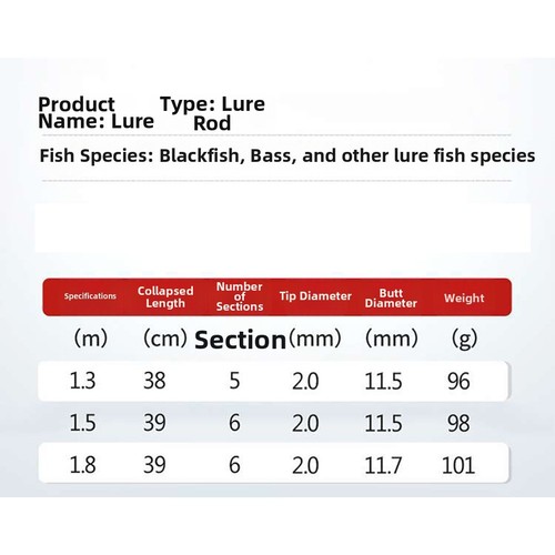 Canne pêche télescopique - à,