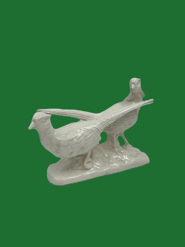 Figurine porcelaine faisans - en,