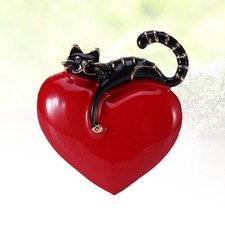  1PC Chic coeur chat broche créative broche unique broche broche accessoires de