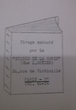 Scenario original cinema - dialogues film - ROBINSON ET LE TRIPORTEUR - 1960