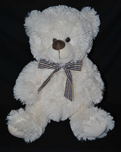 Peluche doudou ours - , blanc