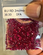 Rubis rouge sang rond 100 %