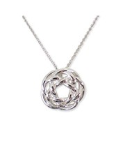 Preloved tiffany & co Celtic Knot Pendant Women Silver Necklaces One Size