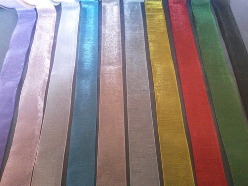Ruban organza transparent