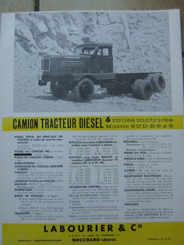Prospectus camion labourier - prospectus,