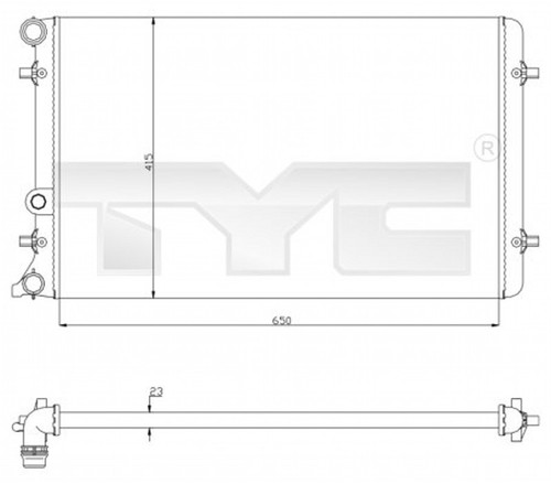 Tyc radiateur refroidissement - tyc,