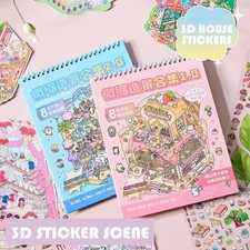 `3D Sticker Scene Book Sticker Therapy for Adults and Kids NEW