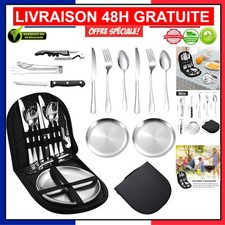 Couverts Portables en Acier