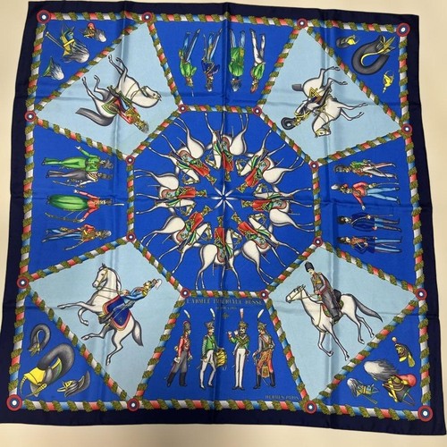 Foulard soie hermes carre - soie,
