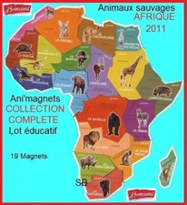 CARTE DE L'AFRIQUE SAVANE