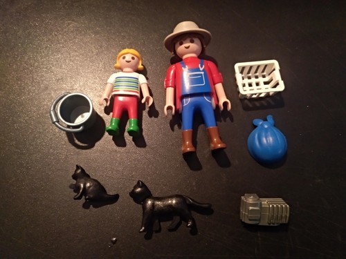 Playmobil homme avec fille - playmobil,