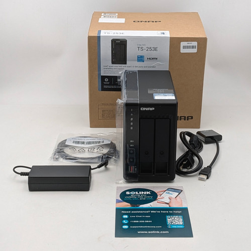Qnap 253e bay nas intel - 2-bay,