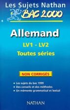 Allemand Terminale ES non corrigés 19... - Matrand - V341586
