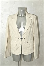 luxueuse veste coton lin HIGH USE taille 42 fr i46 COMME NEUVE valeur 600€