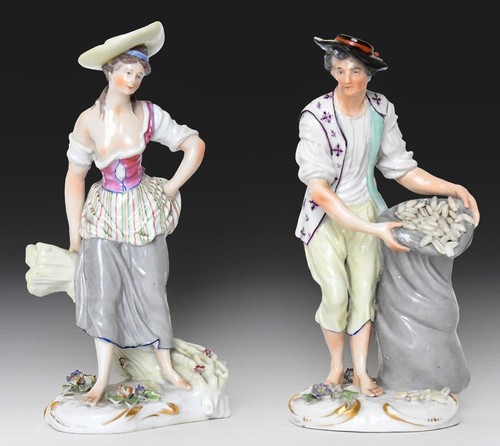 Paire statuettes en - paire,