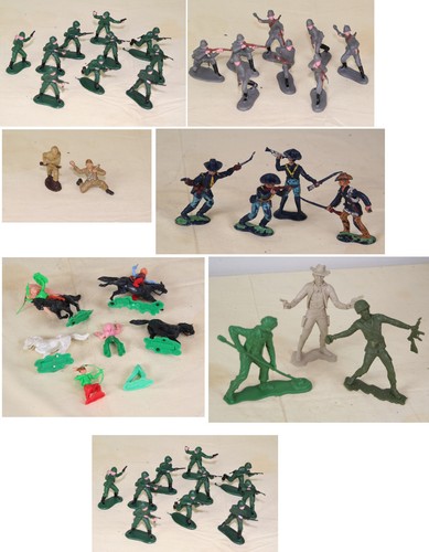 Diverses figuruines plastique - diverses,