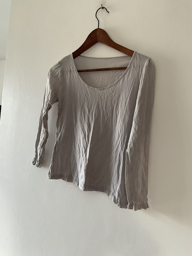 Tee shirt manches - tee, gris
