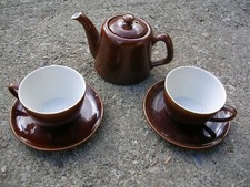 paire de déjeuner marron