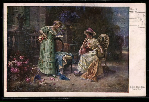 Carte postale artiste hans - d'artiste,