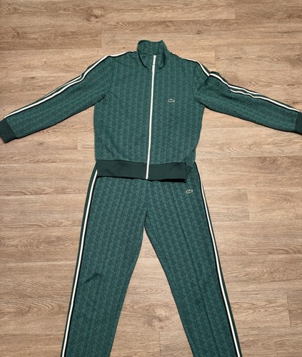 Lacoste green tracksuit - lacoste, full