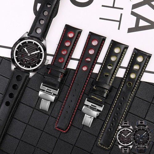 20mm leather watchband strap - leather,