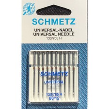 10 Aiguilles Machine universelles 130/705H 80/12 Schmetz