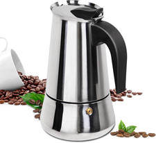 9 Cup Moka Pot Stainless Steel