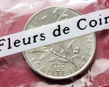 Rare et FDC 1/2 franc 1972 50