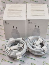 LOT 6 blocs secteur + câbles APPLE USB-C vers lightning 20W REF : LOTAPPL20W