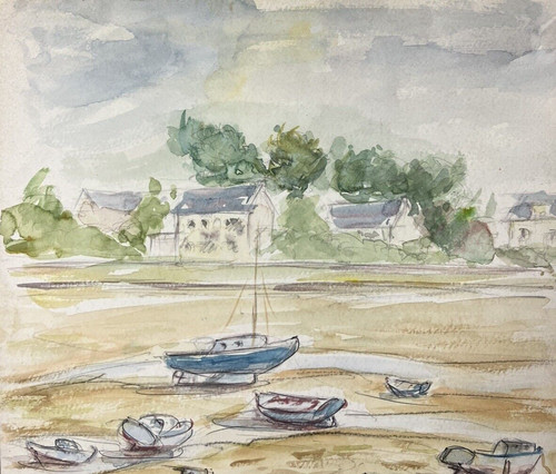 Salaun aquarelle bretonne - salaun,