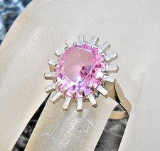 Magnifique bague or blanc 18 K