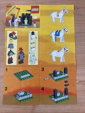 Lego vintage castle 6034 Black Monarch's Ghost instructions only / NO PARTS