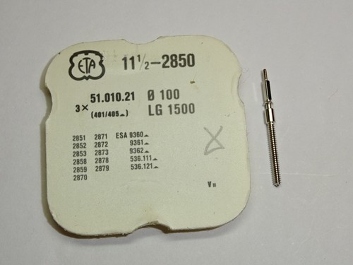 Eta winding stem 2850 thread - 2850, (thread