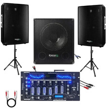 Sono DJ 2200W Bluetooth USB
