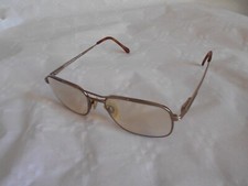 Lunettes de vue vintage années 90 montures métal françaises seules charmantes titane