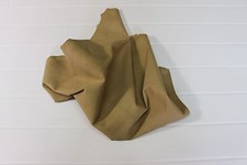 Peau De Chèvre En Cuir Italien SUEDE CAMEL 3 Pieds Carrés #8910