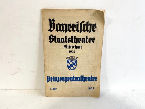Ancien livre programme munchen - programme,